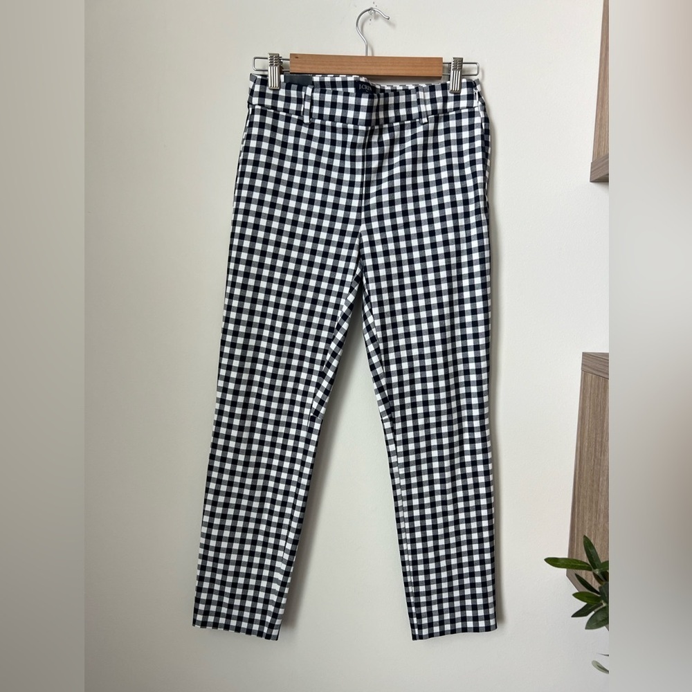 J.CREW Gingham Winnie Pant